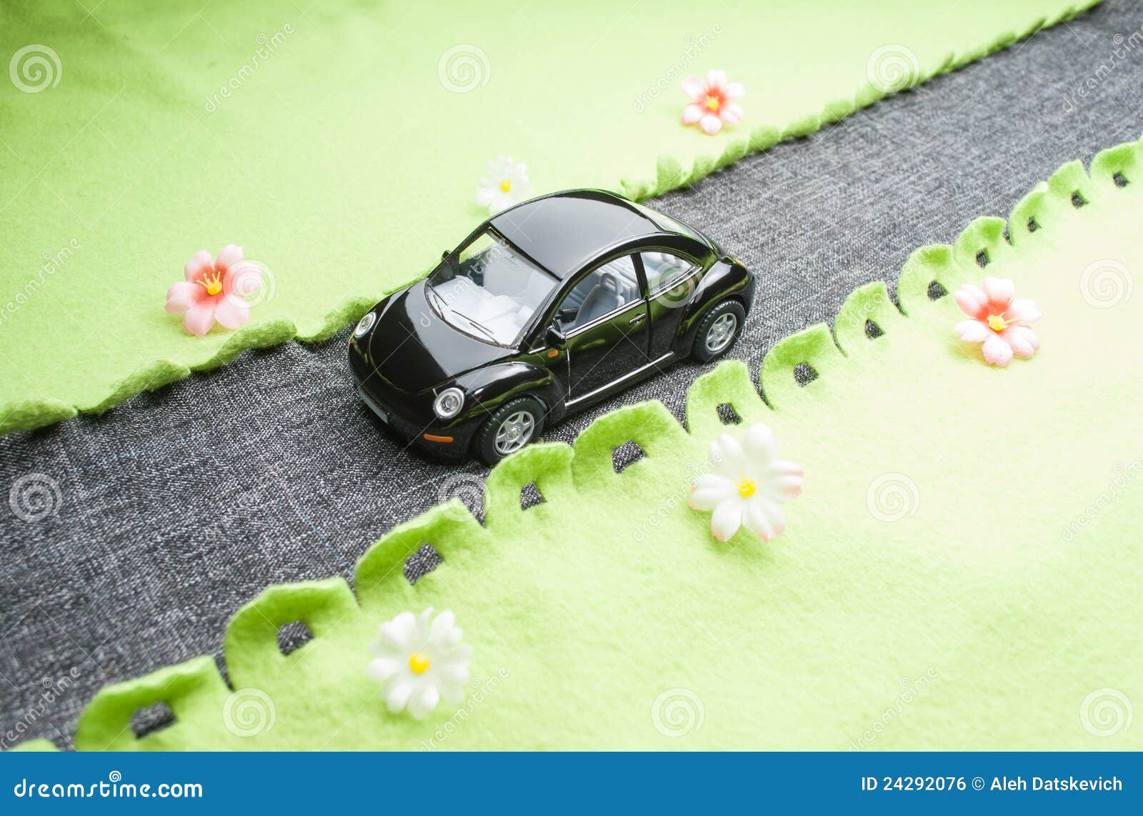 Toy car on the road. stock photo. Image of race, concept 24292076