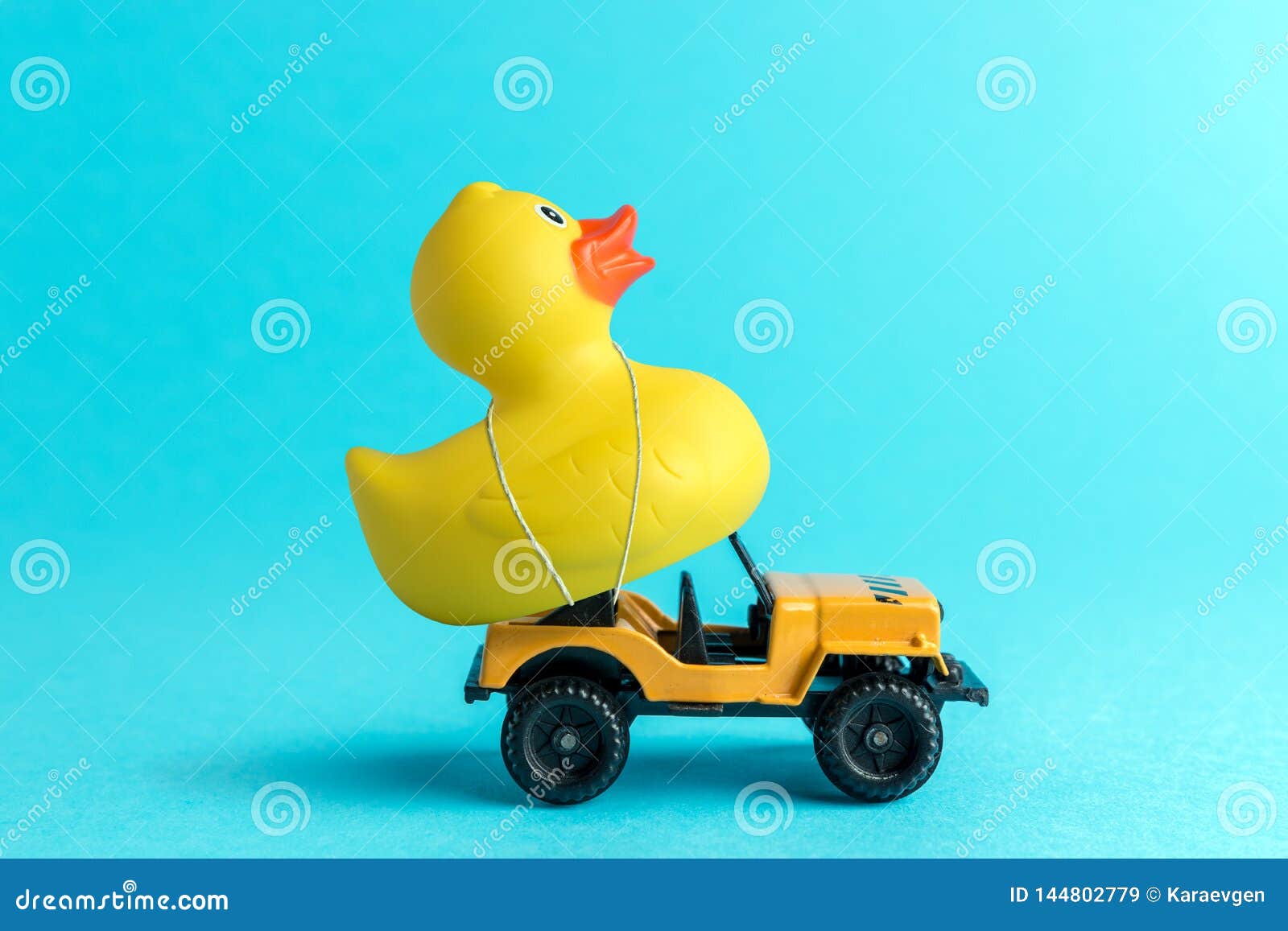 Female Car Driver Rubber Duck