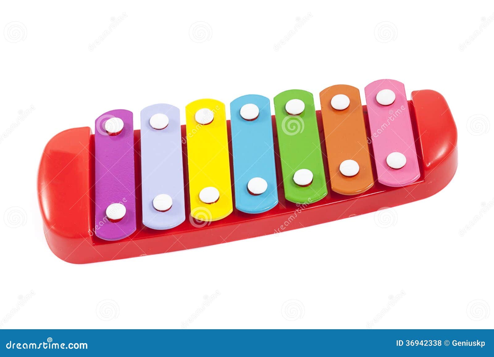 Toy colorful xylophone stock photo. Image of melody, metallophone