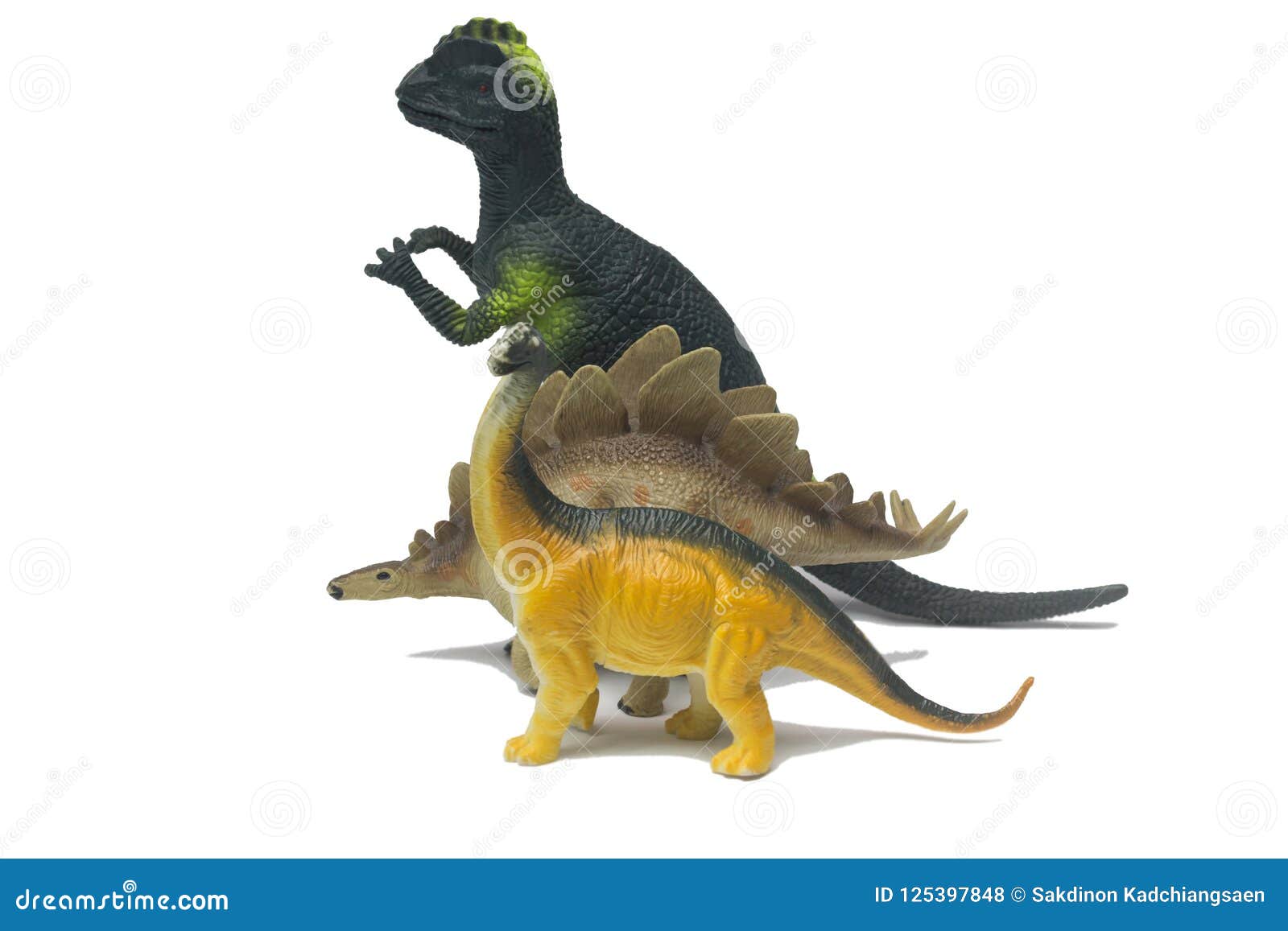 Toy Dinosaurs are Made of Plastic Stock Photo Image of plastic