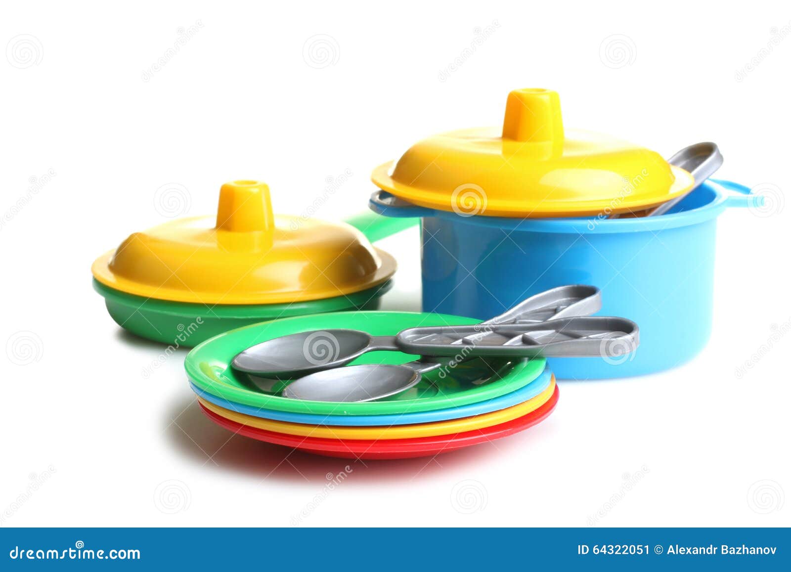 Toy dishes stock image. Image of party, equipment, shape 64322051