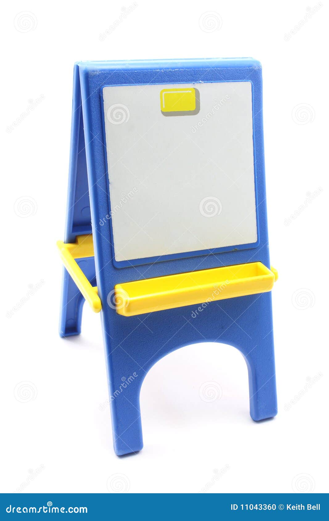 Toy Easel and Paper stock photo. Image of isolated, message 11043360