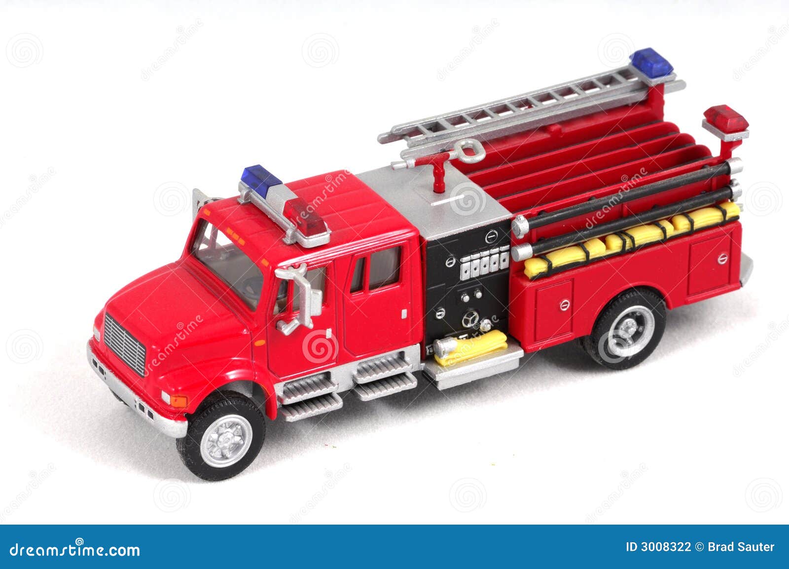 Toy Fire Truck stock photo. Image of safety, department - 3008322