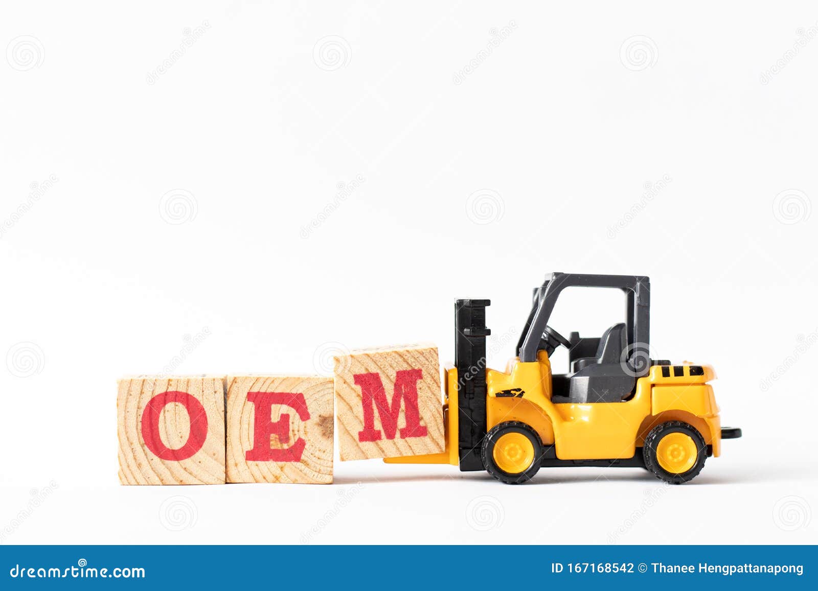 Forklift Stock Photo - Download Image Now - Stapler, White Background, Cut  Out - iStock