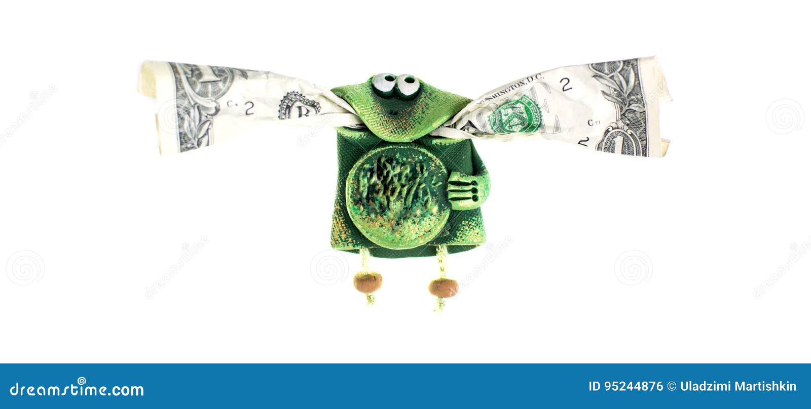 Broken money frog