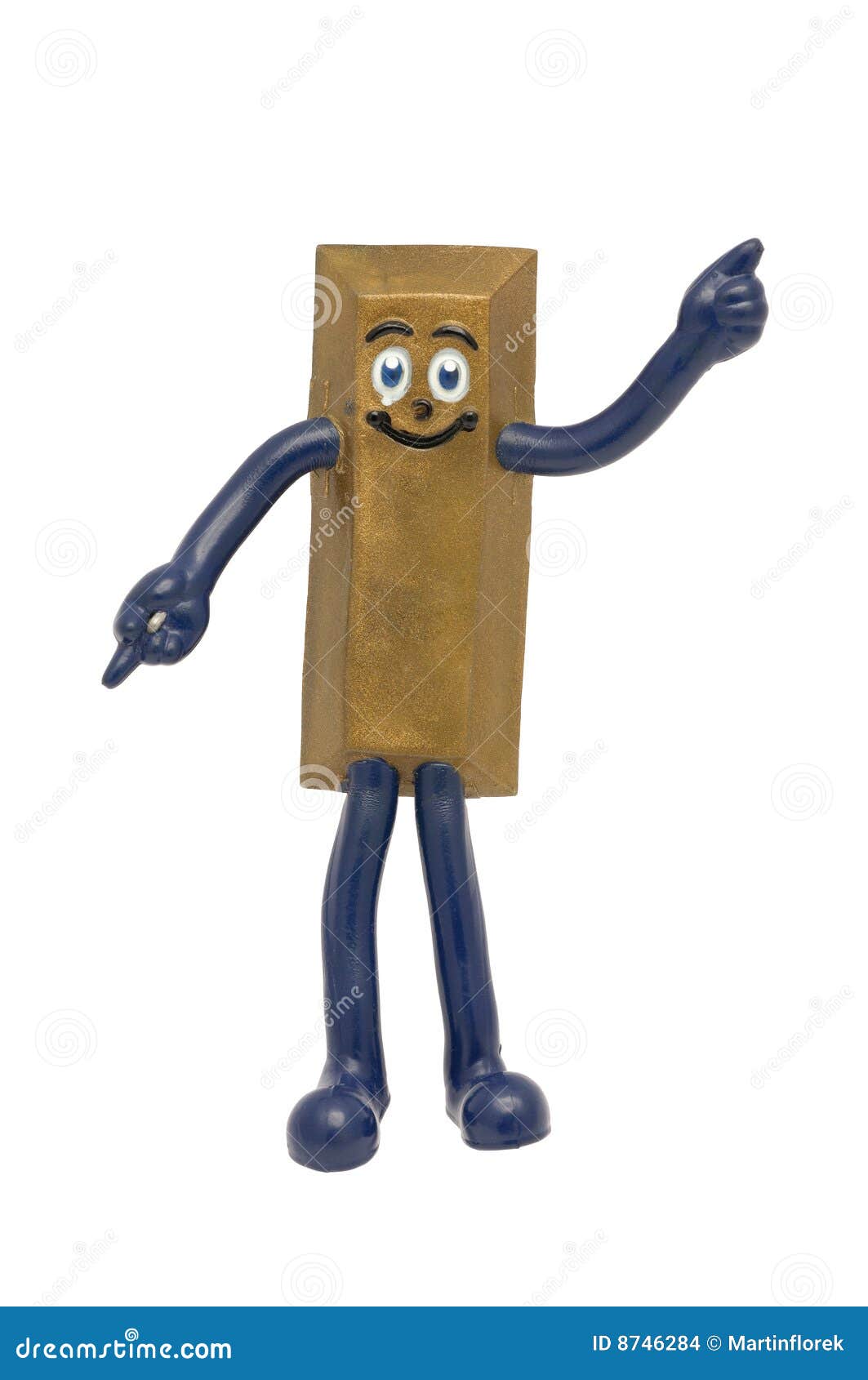 Toy golden bar stock photo. Image of object, savings, gold 8746284