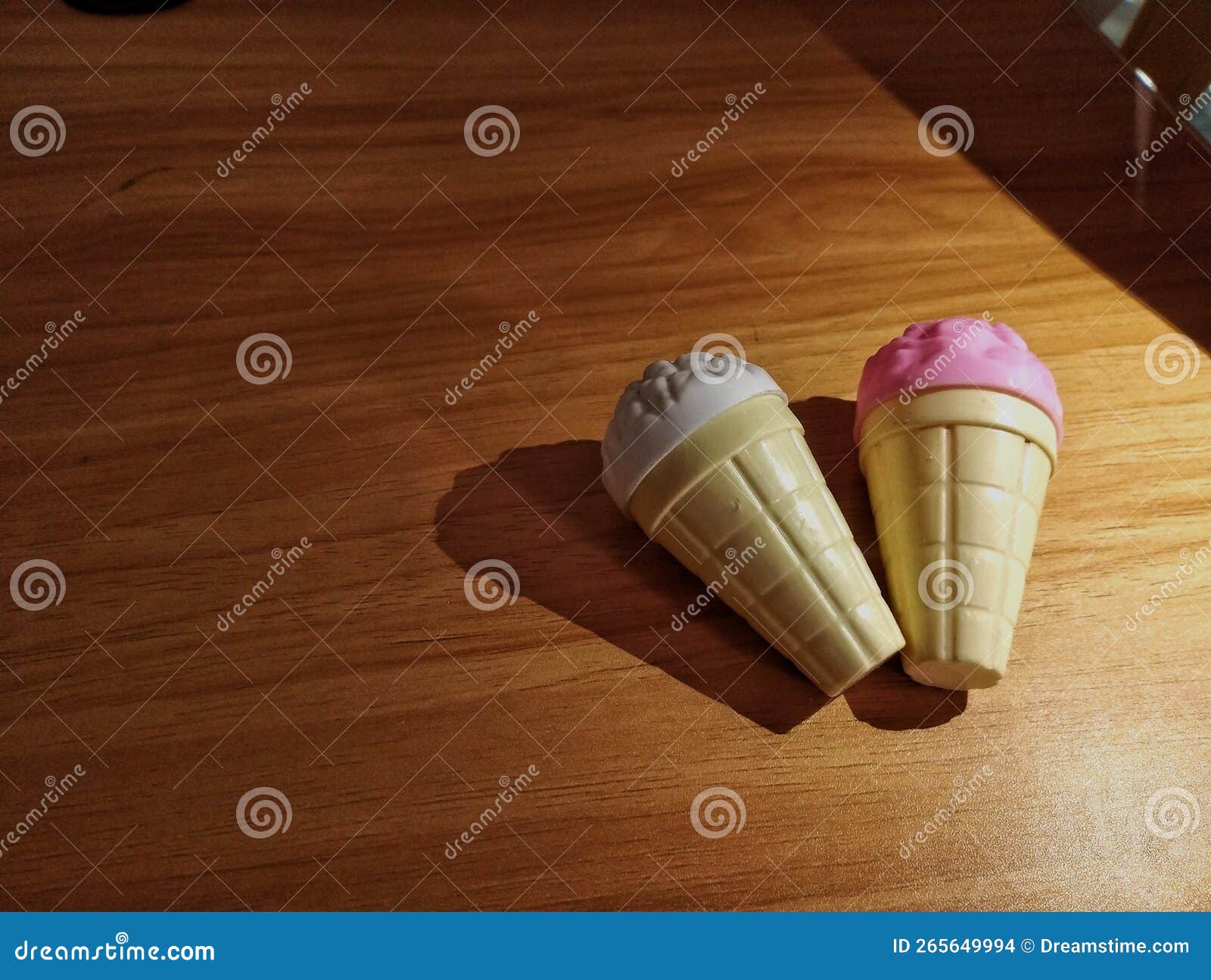 Toy Ice Cream Made of Plastic for Children Stock Photo Image of