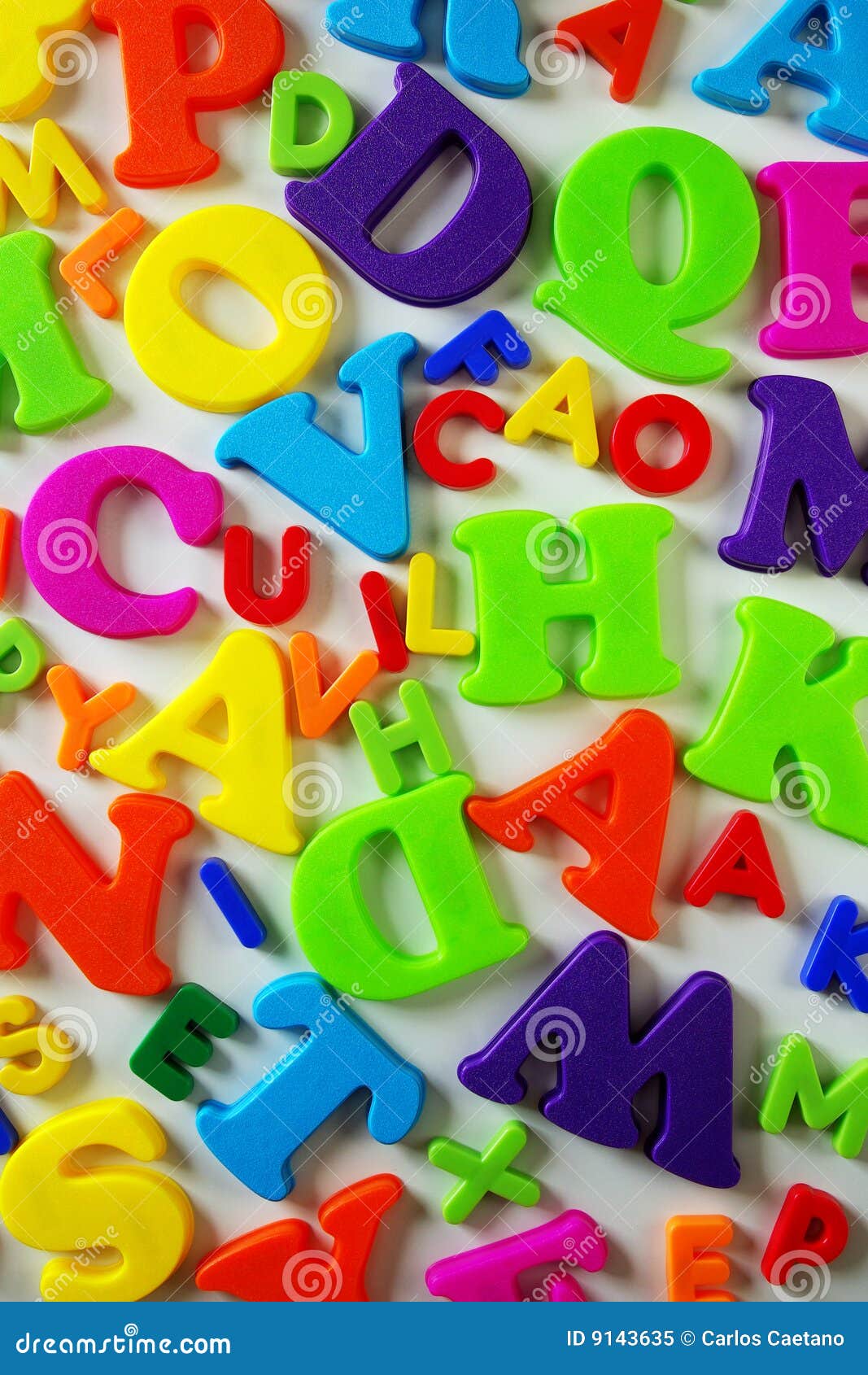 Toy Letters stock image. Image of objects, color, learn 9143635