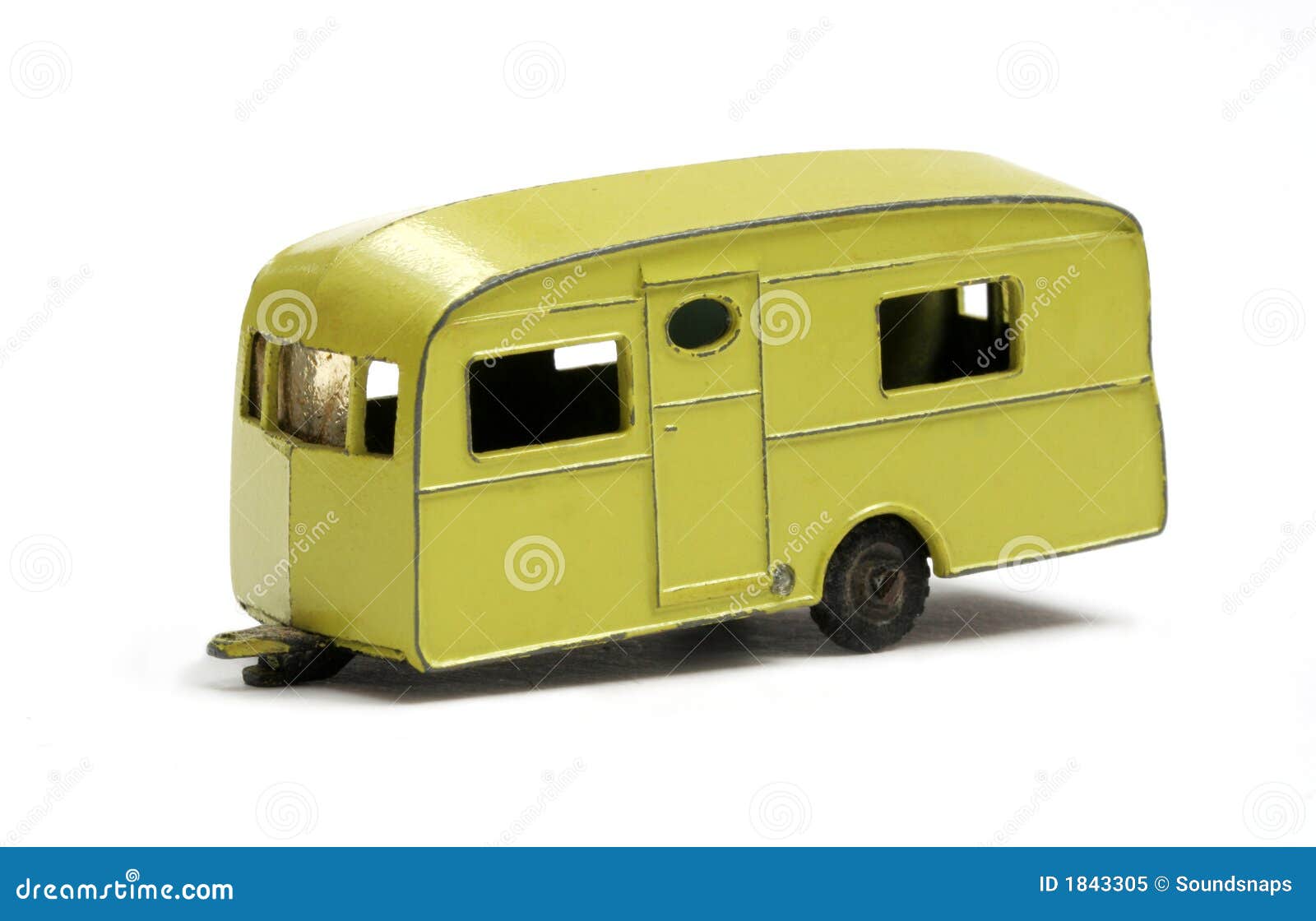 Toy model caravan stock image. Image of tiny, scale, recreation 1843305