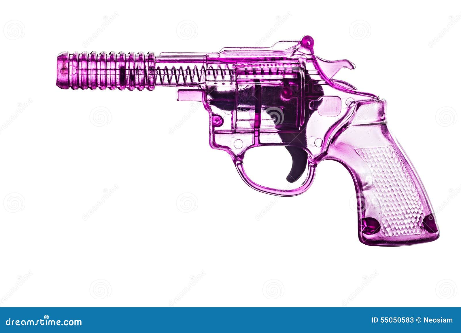 Toy plastic gun stock image. Image of cutout, firearm 55050583