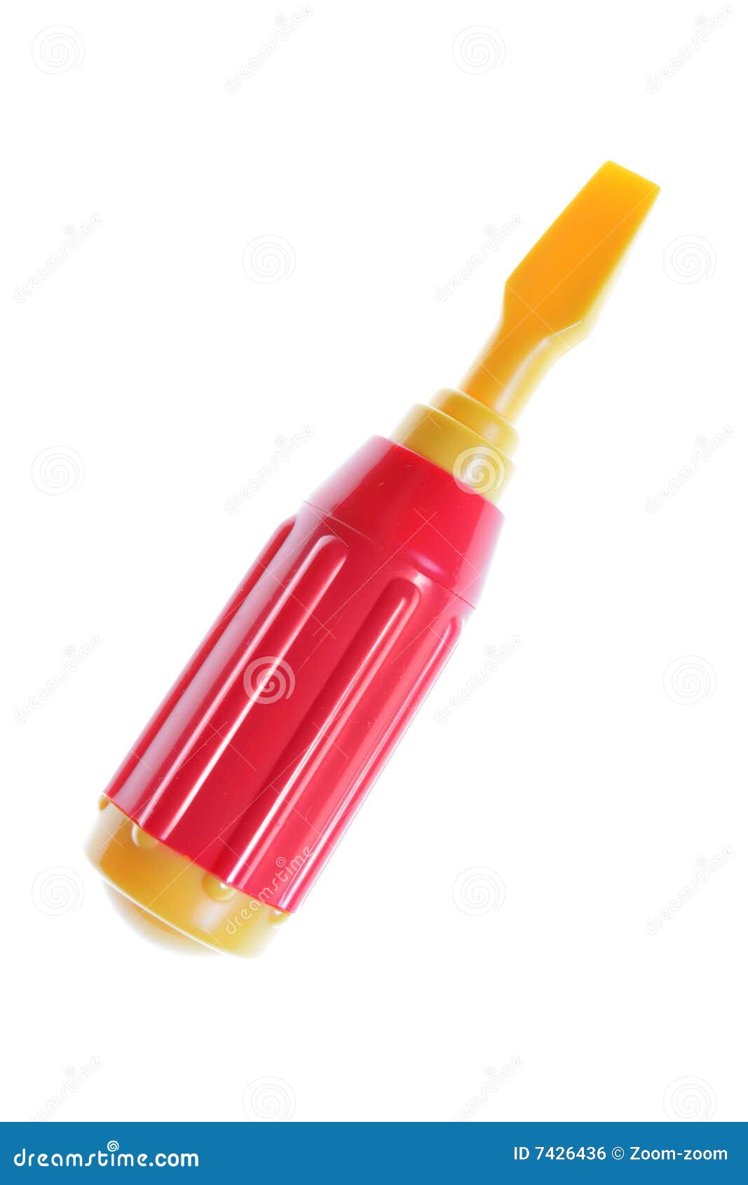 Toy screwdriver stock photo. Image of instrument, equipment 7426436