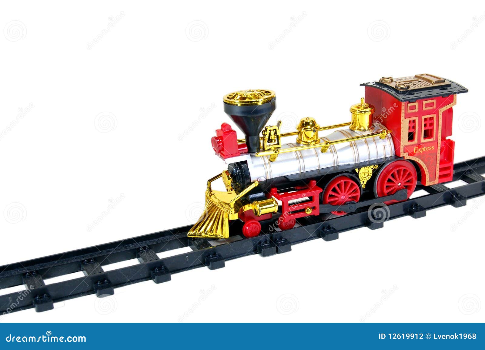 Toy Steam Train stock photo. Image of small, electric 12619912