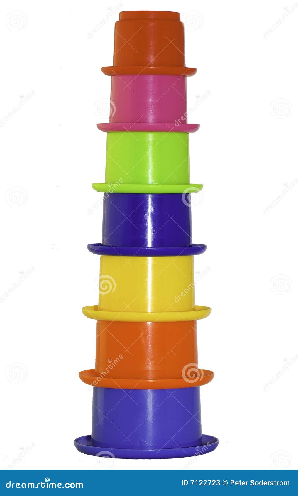 Toy Tower stock image. Image of basic, school, baby, colorful 7122723