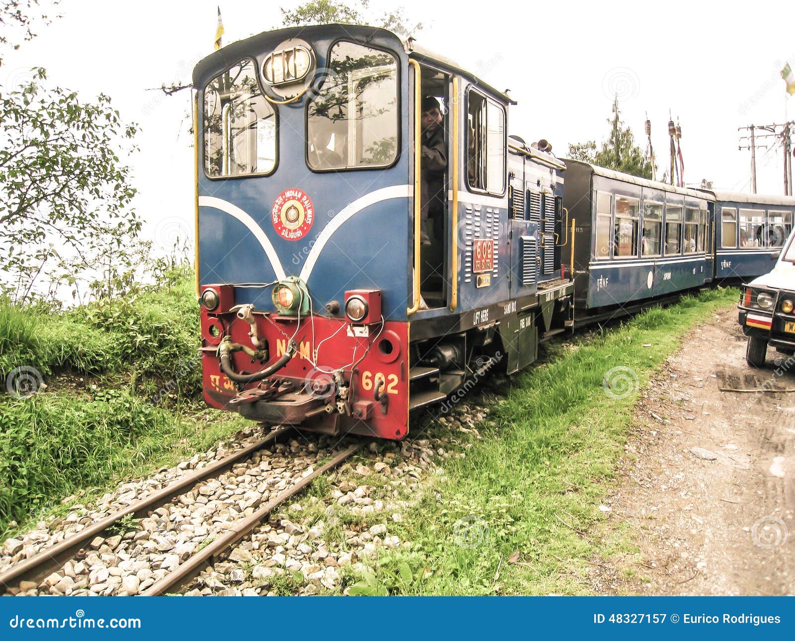Toy Train En Darjeeling La India Fotografía editorial Imagen de