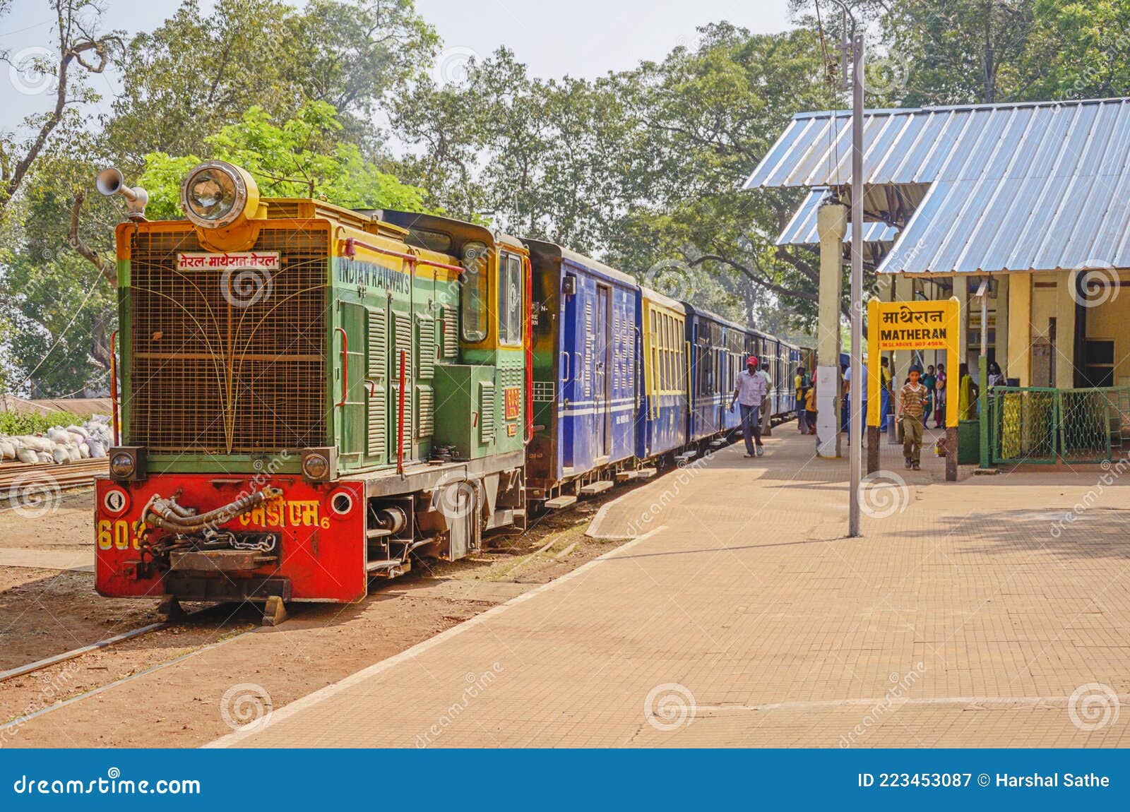 Toy train editorial photography. Image of destination 223453087