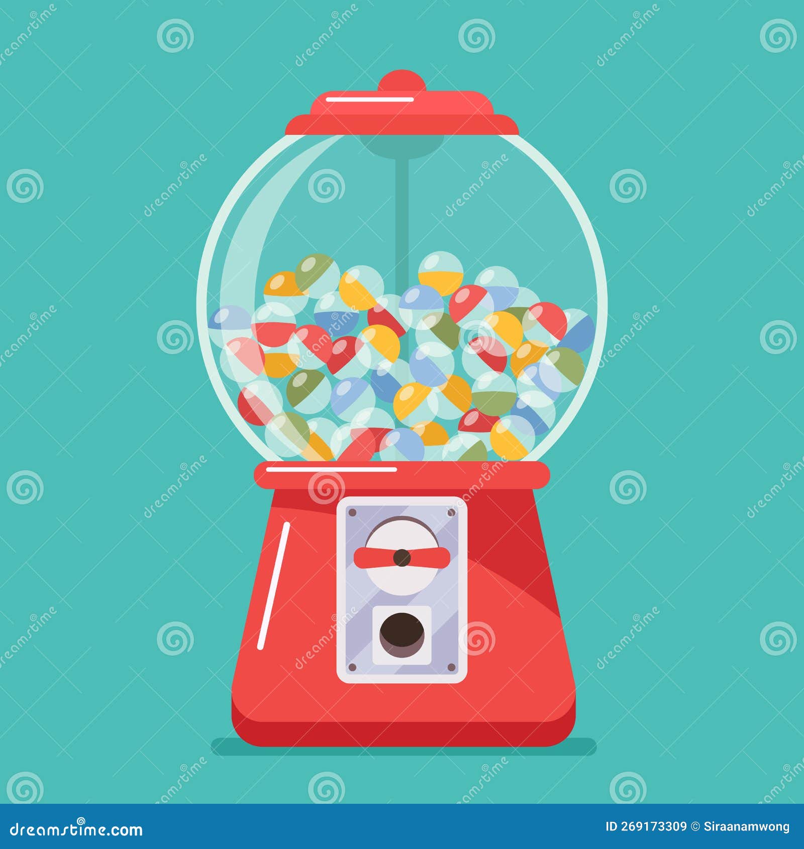 Toy Gacha Vending Machine Cartoon Illustration Vector | CartoonDealer ...