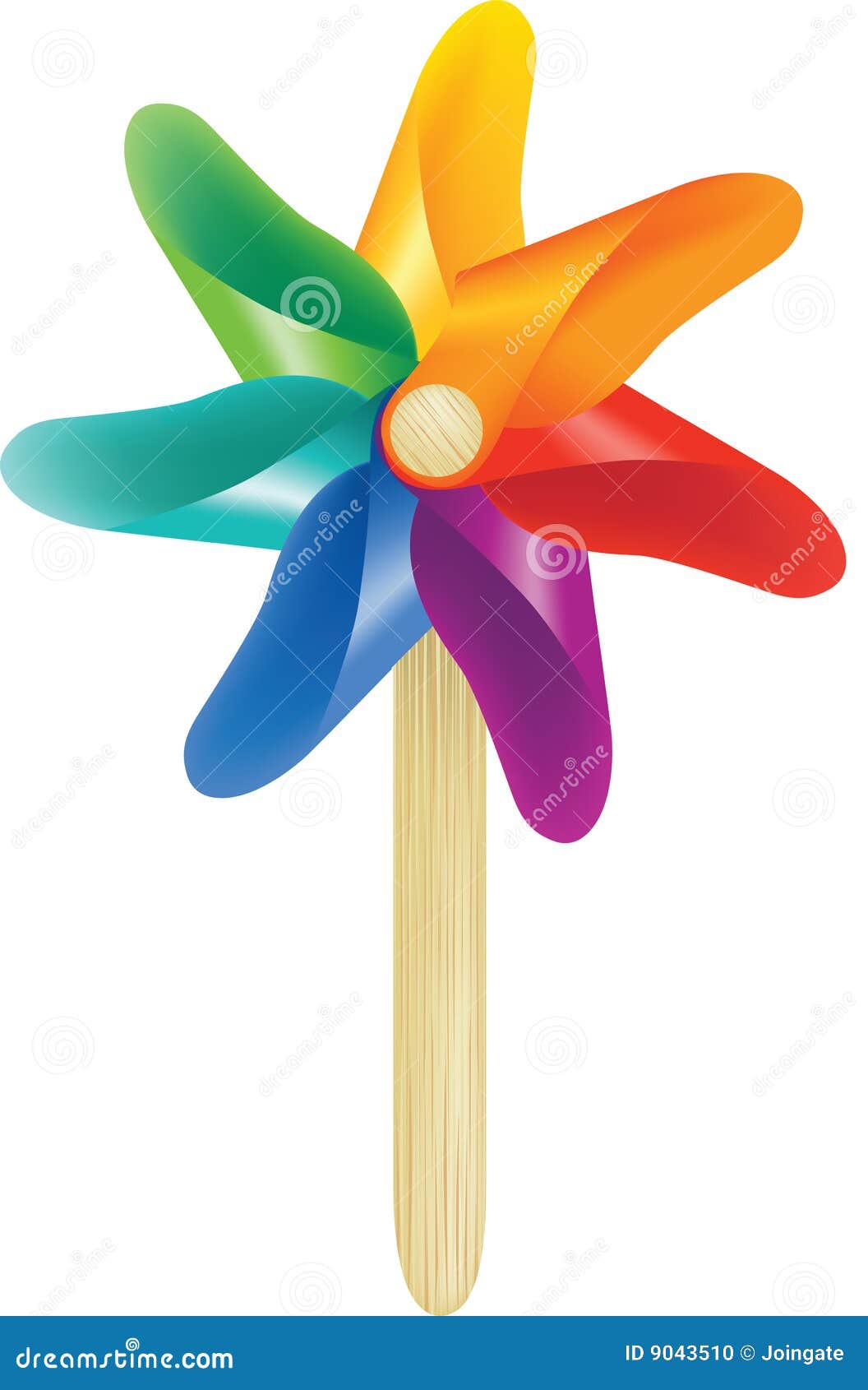 Toy Windmill Stock Photo Image 9043510
