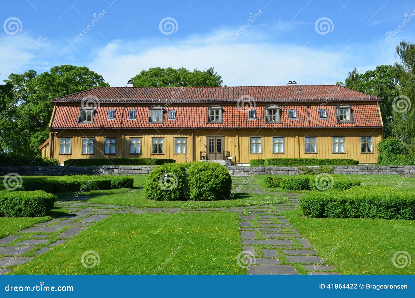 Toyen Manor At The University Botanical Garden In Oslo Editorial