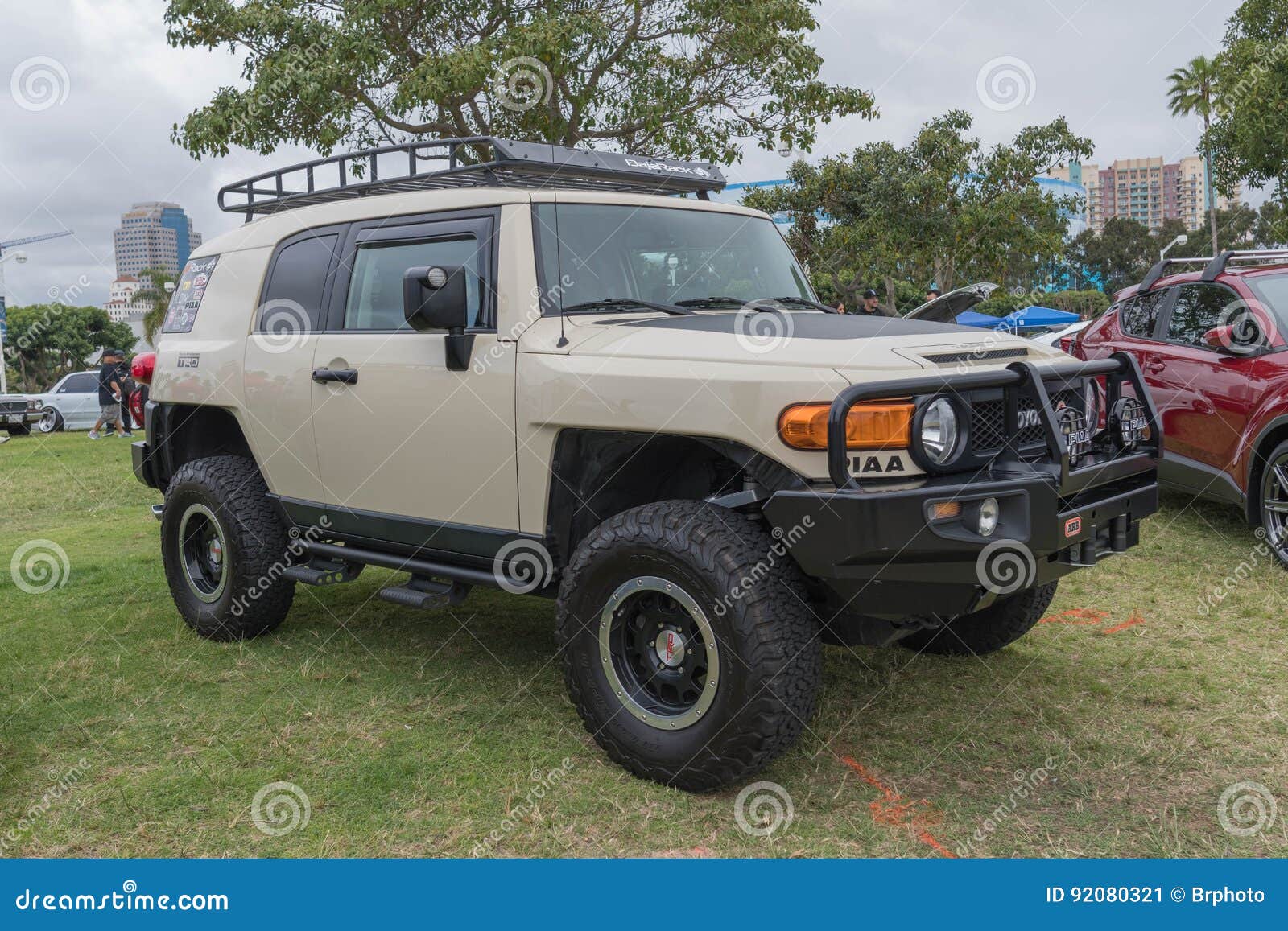 Toyota Fj Cruiser On Display Editorial Photo Image Of Metal