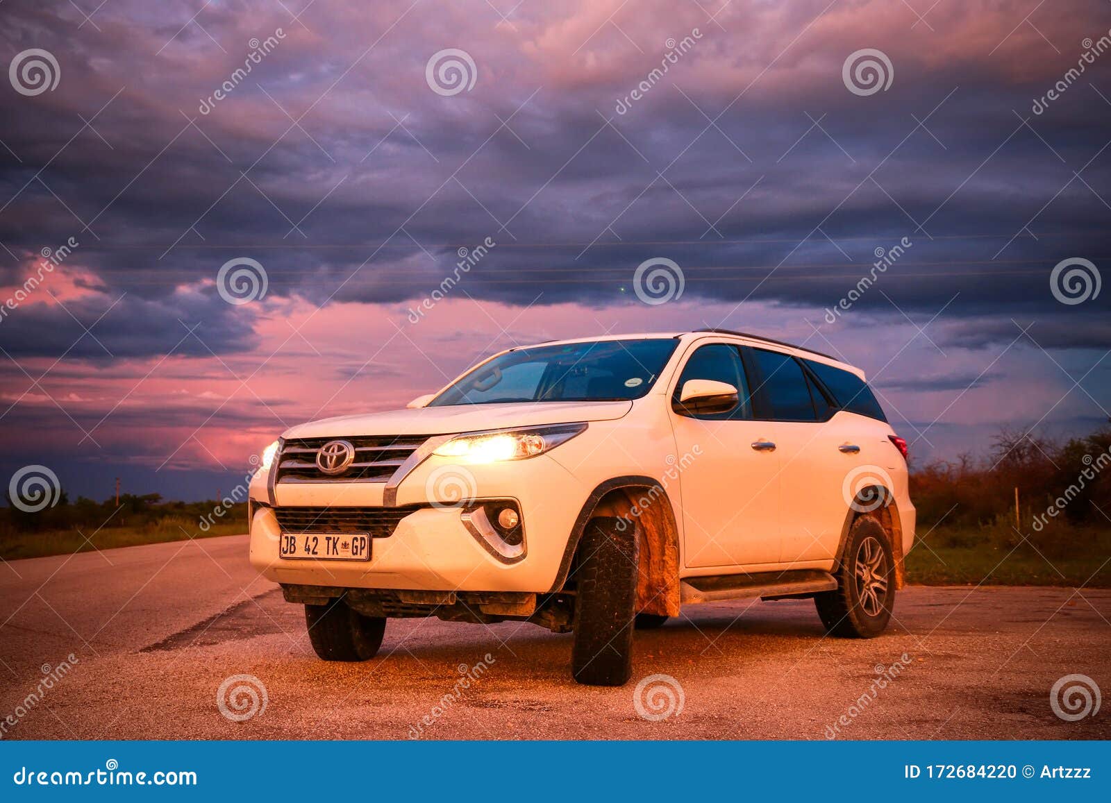 Toyota Fortuner editorial image. Image of fiery, offroad - 172684220