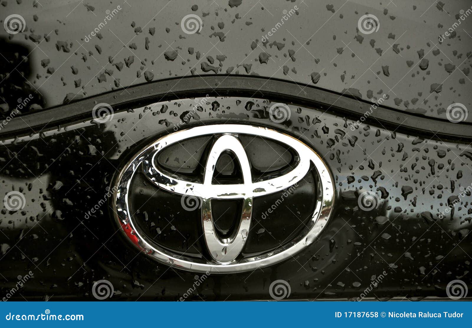 Toyota cars brand logo editorial stock photo. Image of light ...