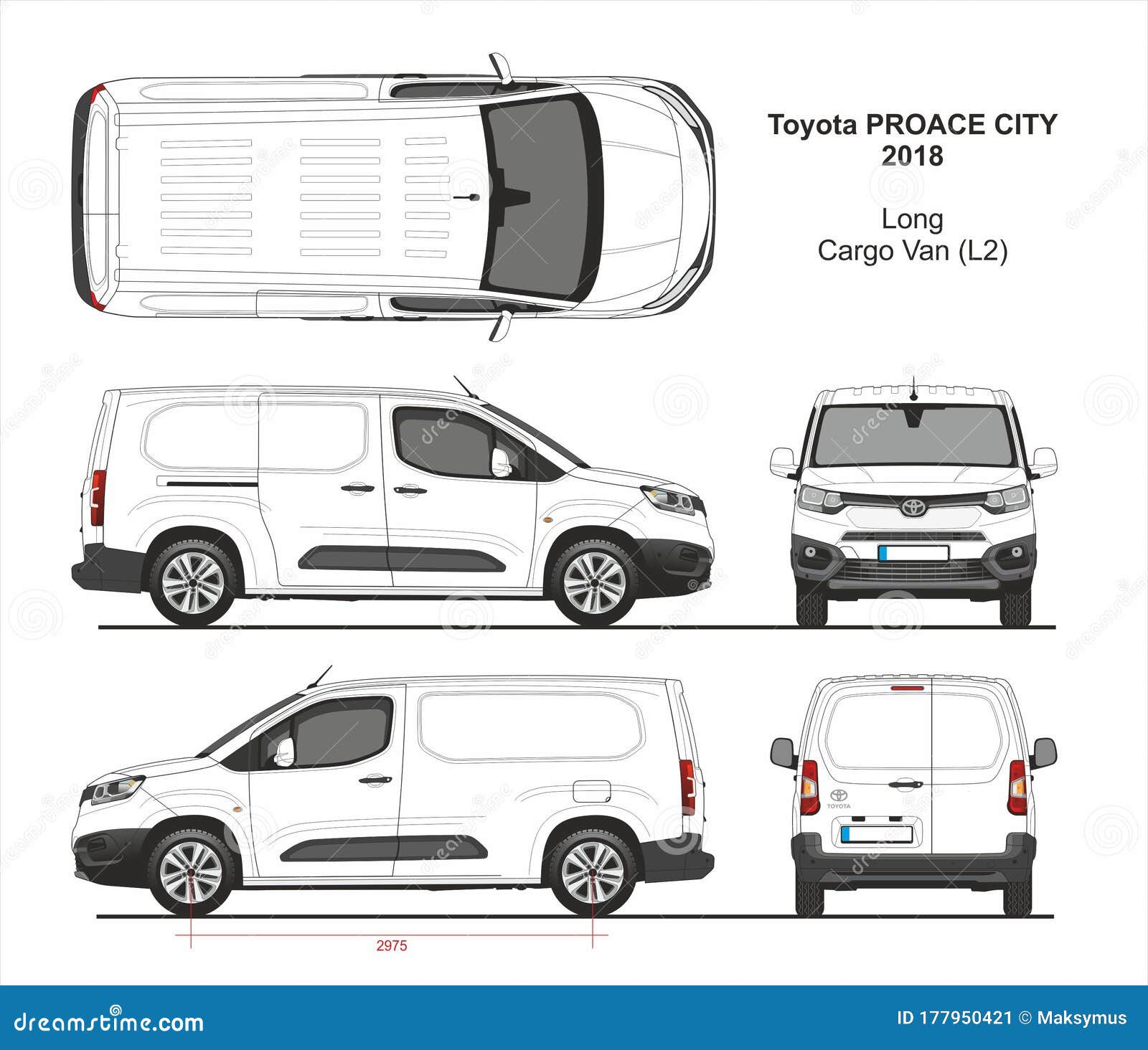 Toyota Proace City Cargo Van L2 2018 