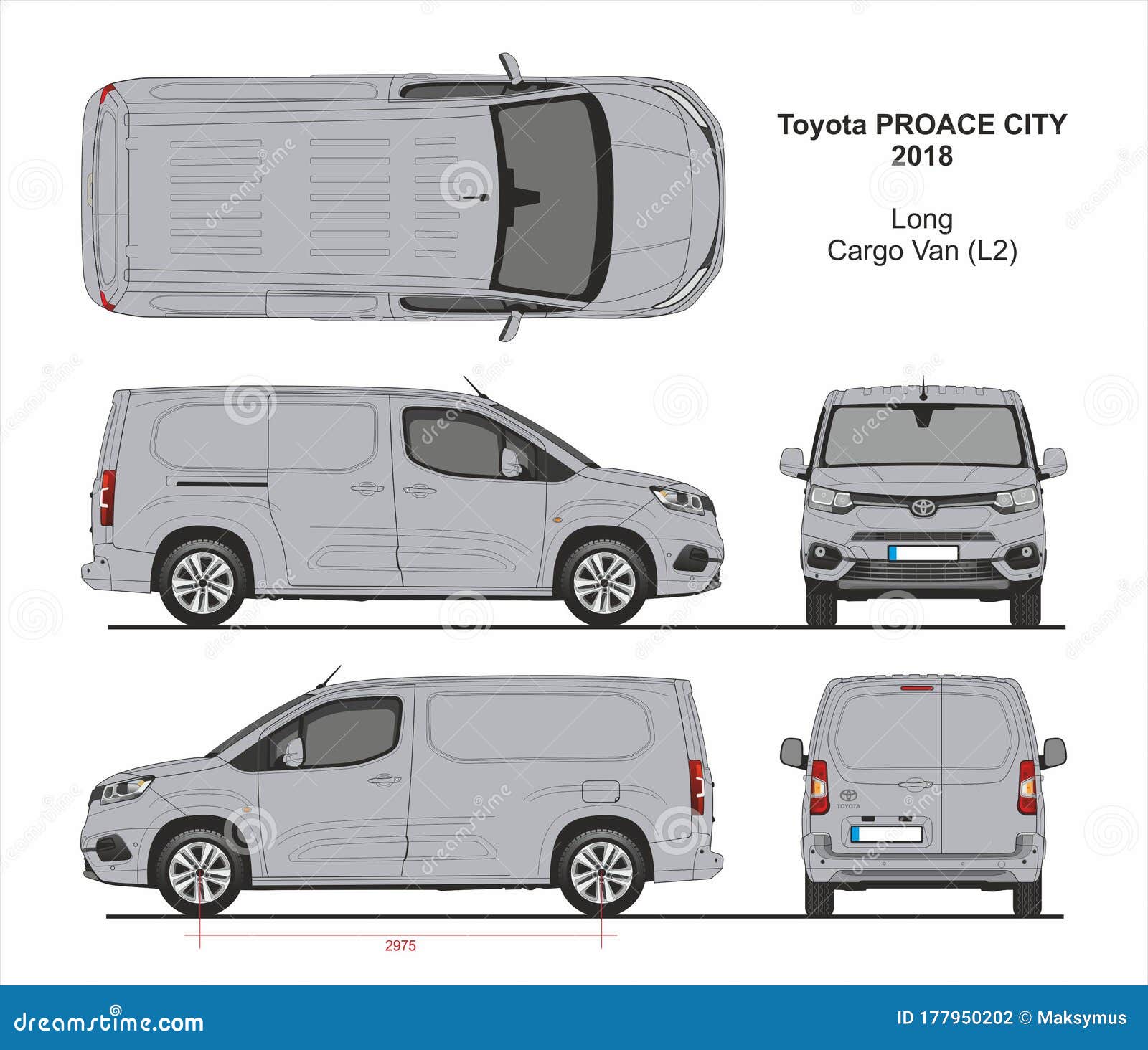 Toyota Proace City Cargo Van L2 2018 