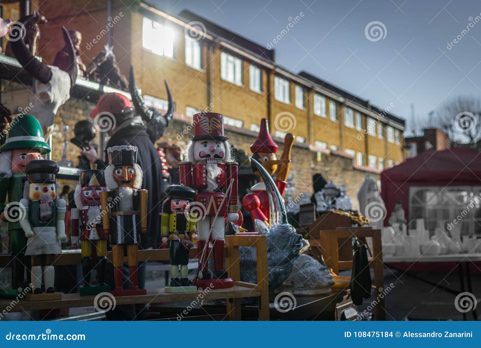 toys and puppets at porto bello road market london