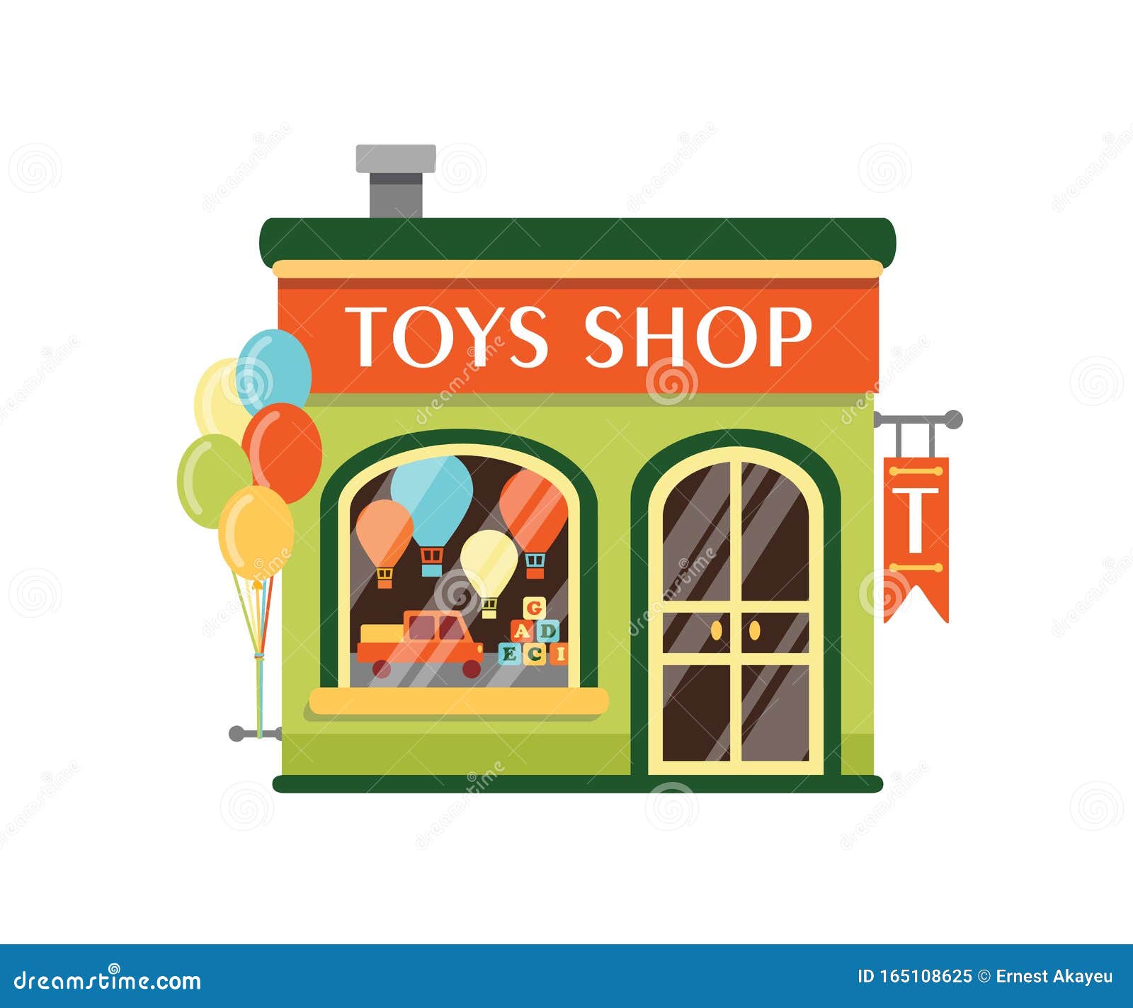 Un magasin de jouets 299507 Art vectoriel chez Vecteezy