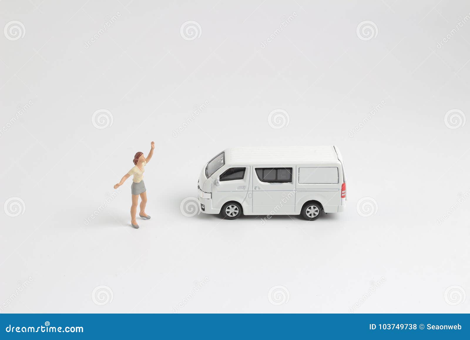 The Toys Van with the Figure Woman Stock Photo Image of figurine, collectable 103749738
