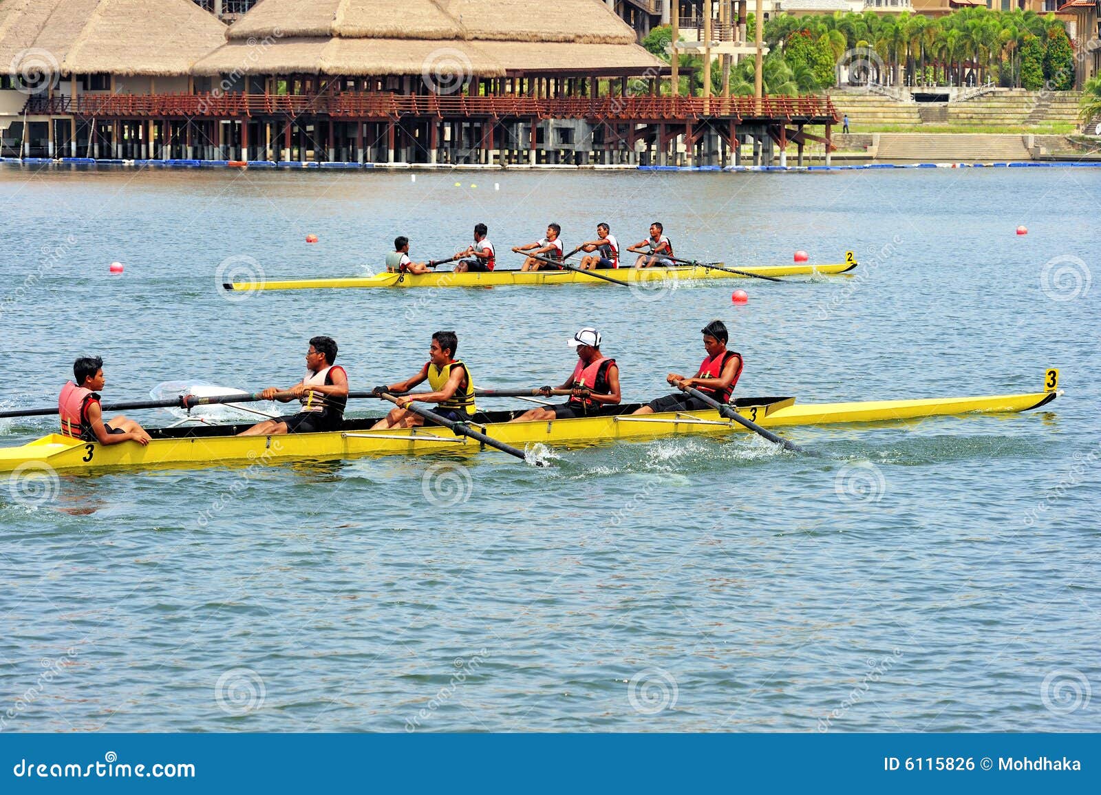 Trabajo En Equipo Del Rowing Foto editorial Imagen de éxito