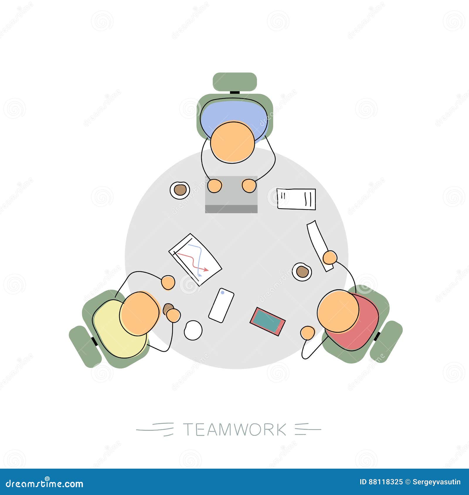 Trabajo En Equipo En La Oficina - Hombre Del Dibujo Stock de ilustración - Ilustración de concepto, gente: 88118325 Trabajo En Equipo En La Oficina - Hombre Del Dibujo Stock de ilustración - Ilustración de concepto, gente: 88118325