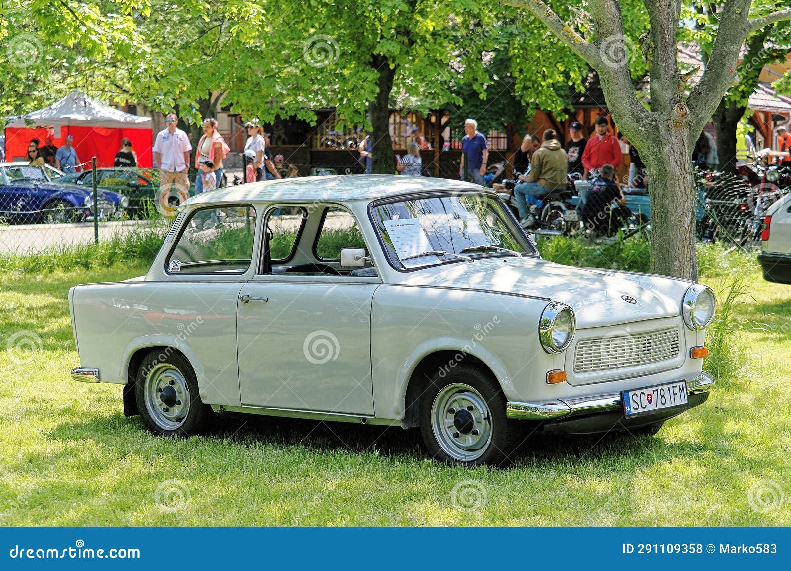 A Vintage Trabant 601 at a Car Exhibition · Free Stock Photo