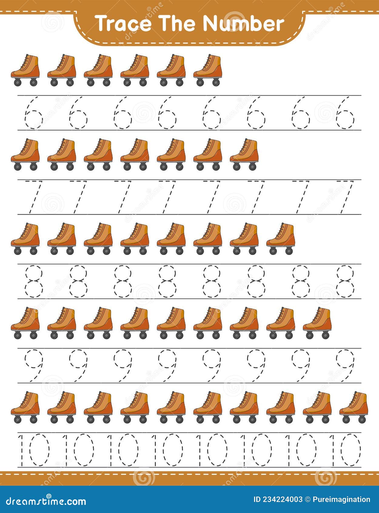 trace-the-number-tracing-number-with-roller-skate-stock-vector-illustration-of-guide-digit