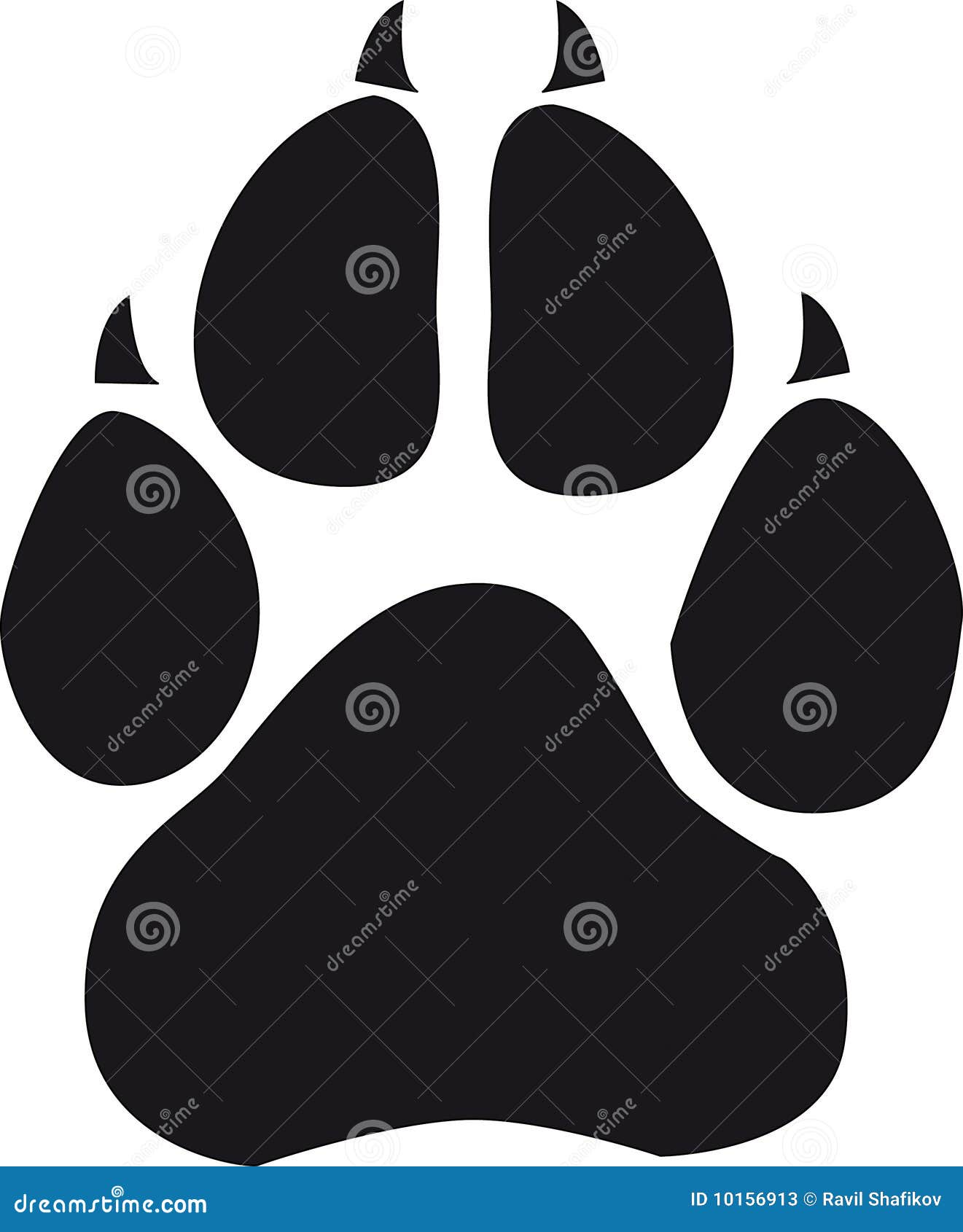 wildcat paw print logo