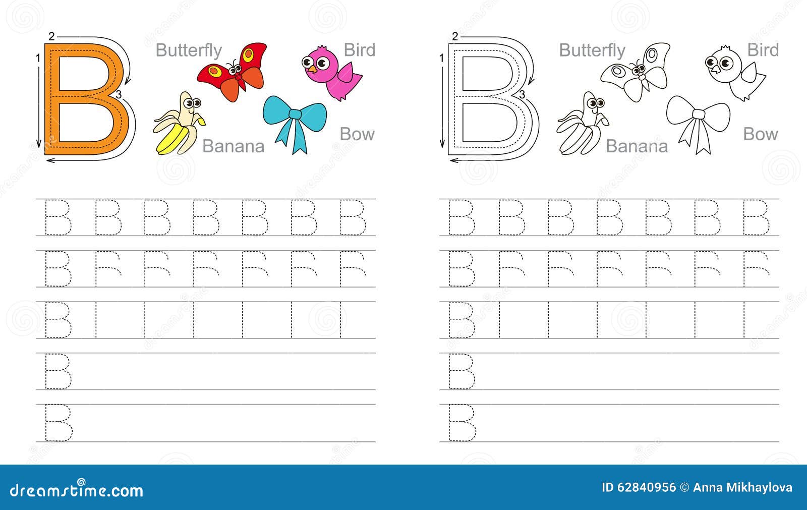 letter B - ESL worksheet by titazotes
