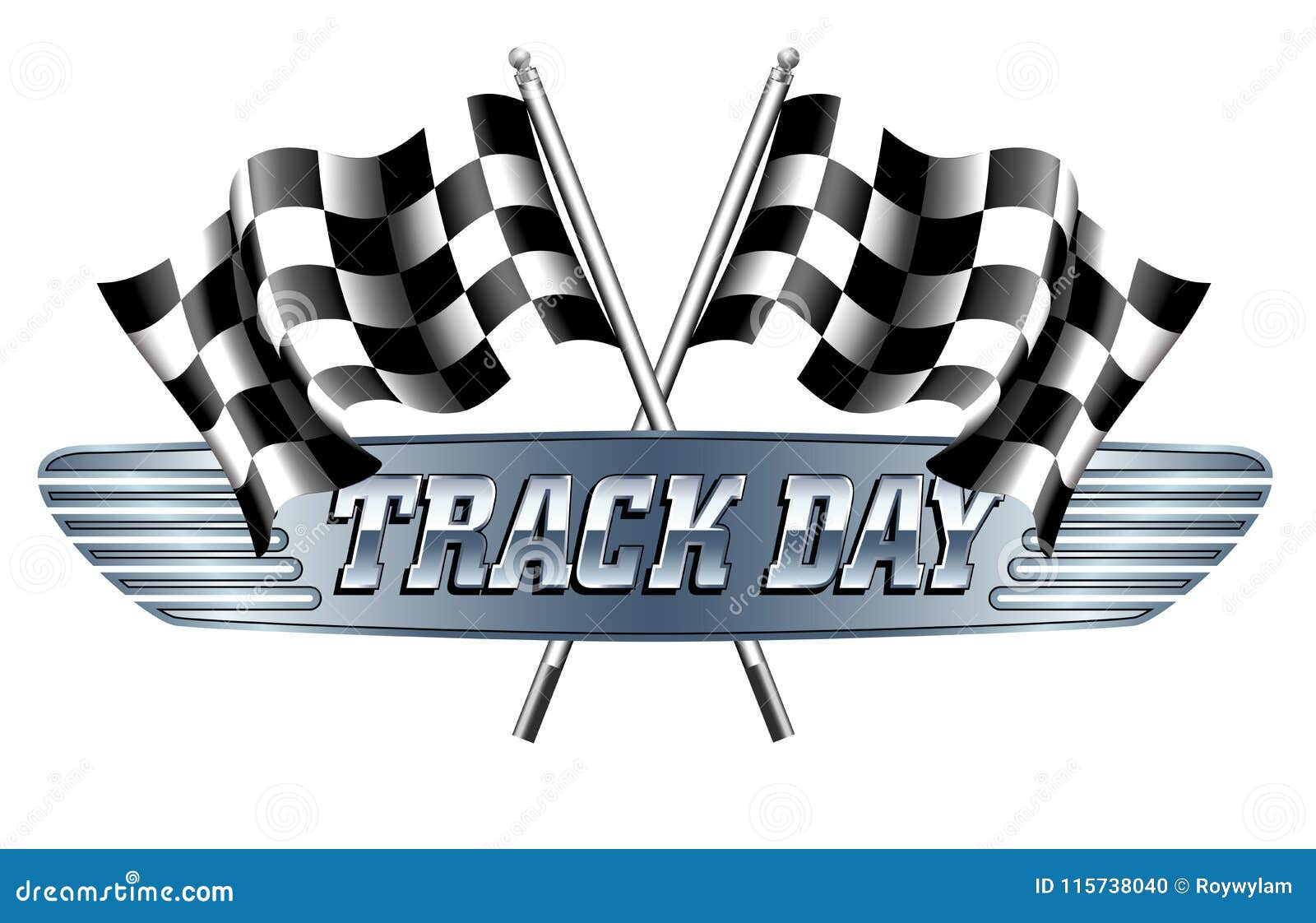 track day checkered, chequered flags motor racing