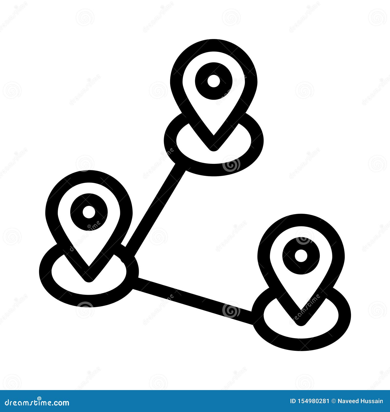 Track Thin Line Vector Icon Stock Vector - Illustration of path, icon:  154980281
