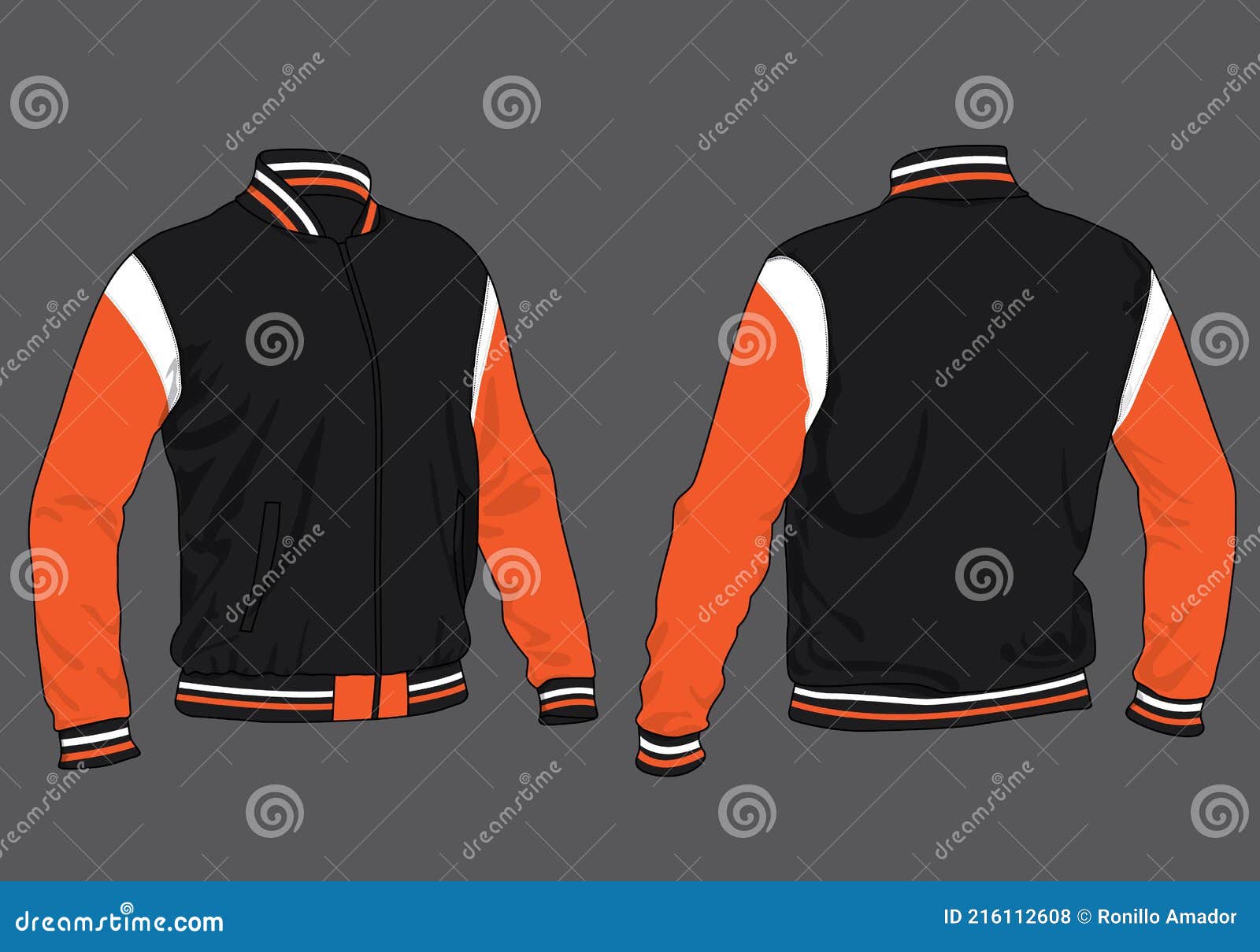 Varsity Jacket Template Stock Illustrations 589 Varsity Jacket Template Stock Illustrations Vectors Clipart Dreamstime