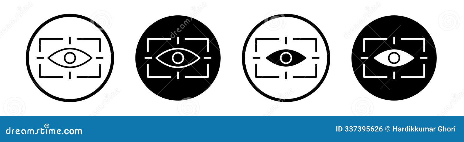 trackability thin line  icon set