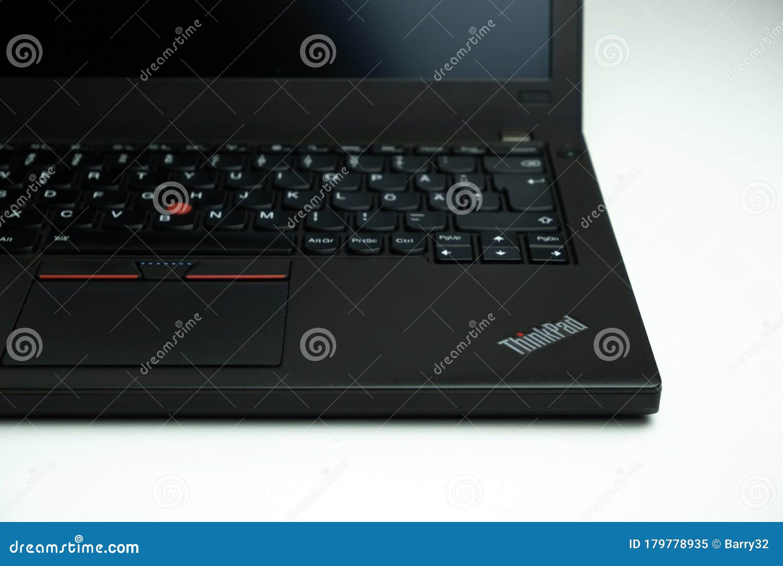 Trackpoint Pointing Device on Lenovo Thinkpad Notebook Computer