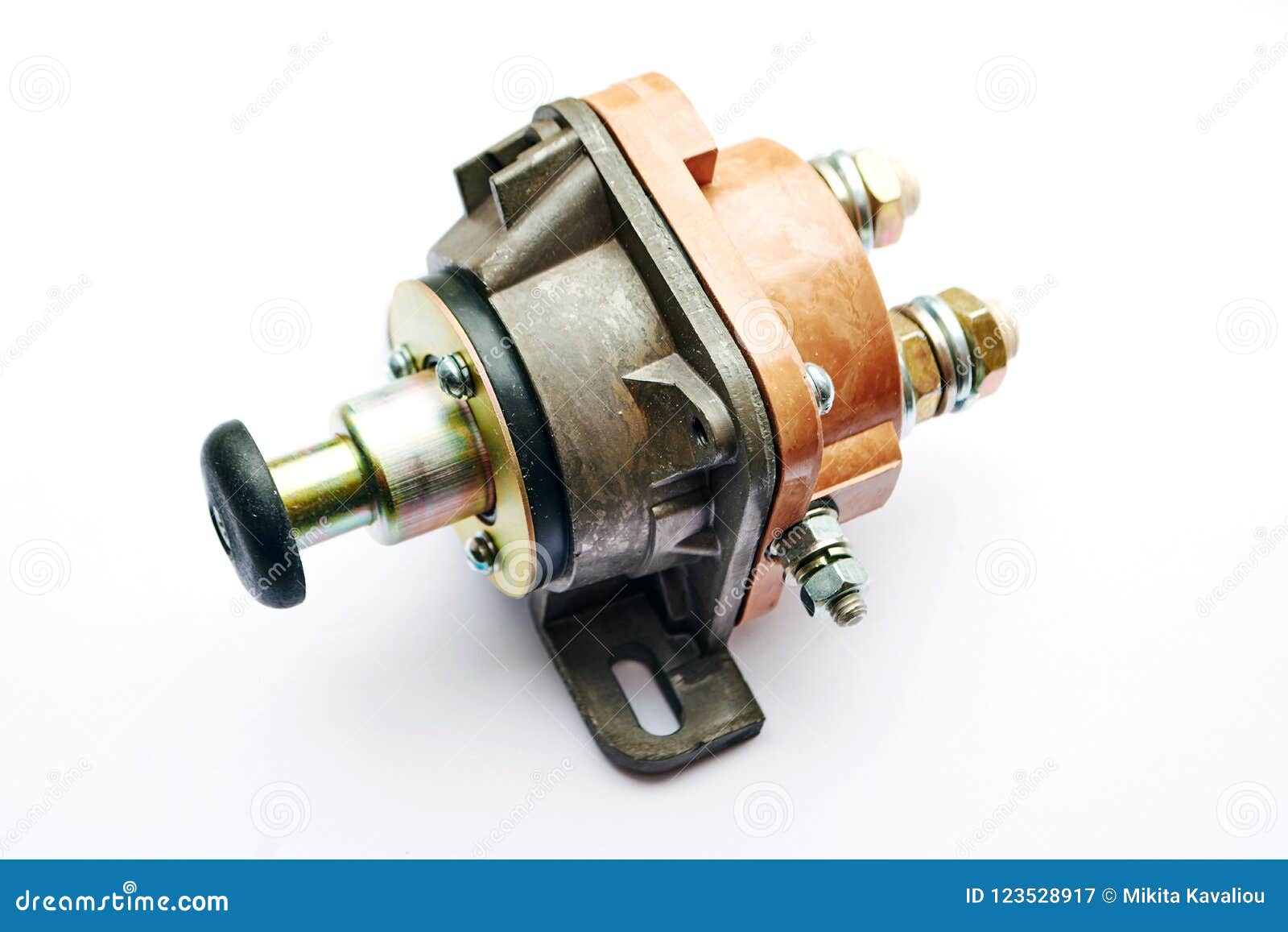 Tractor Battery Switch on White Stock Image Image of electrical