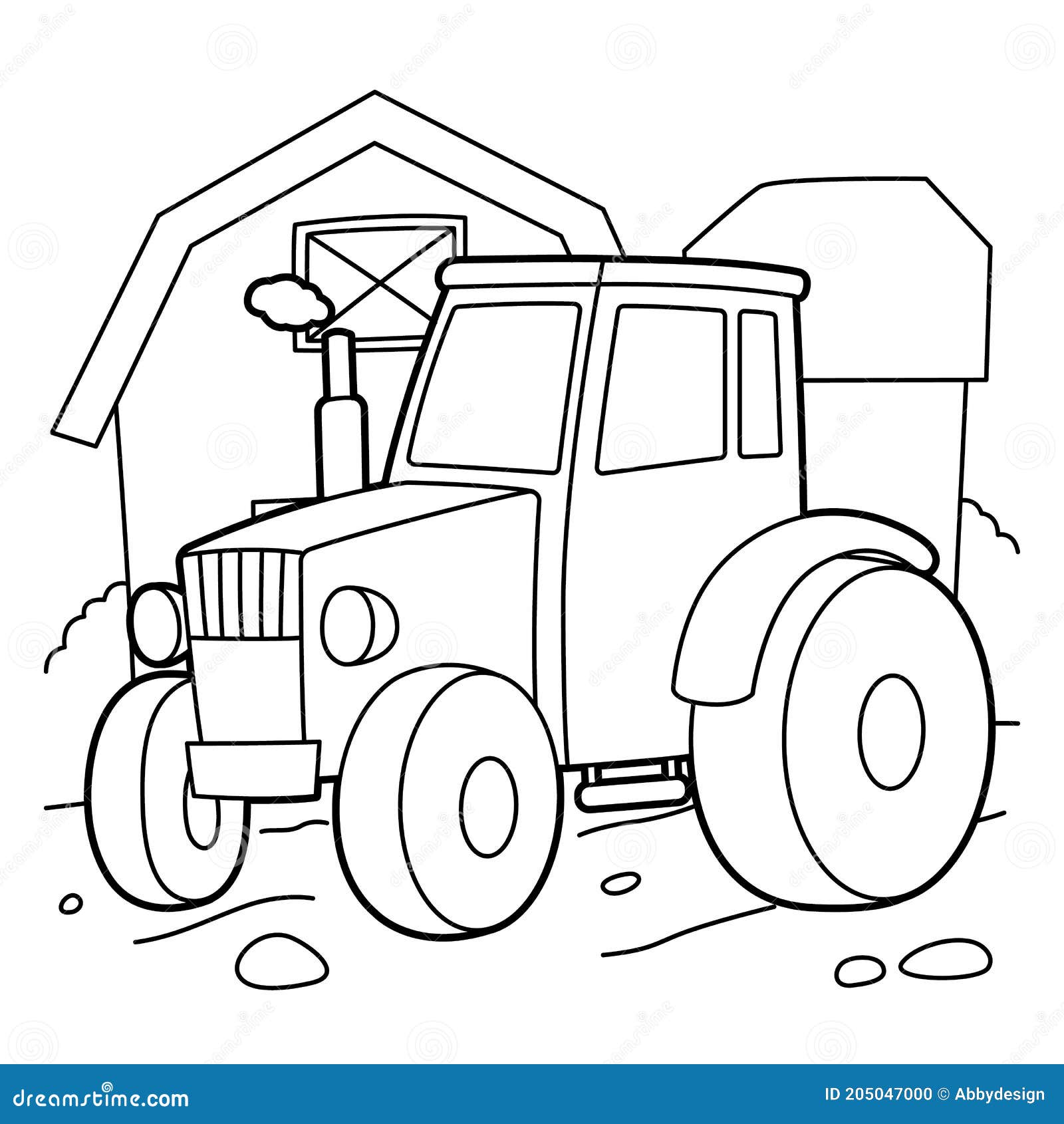 Tractor Digger Coloring Pages - Get Coloring Pages