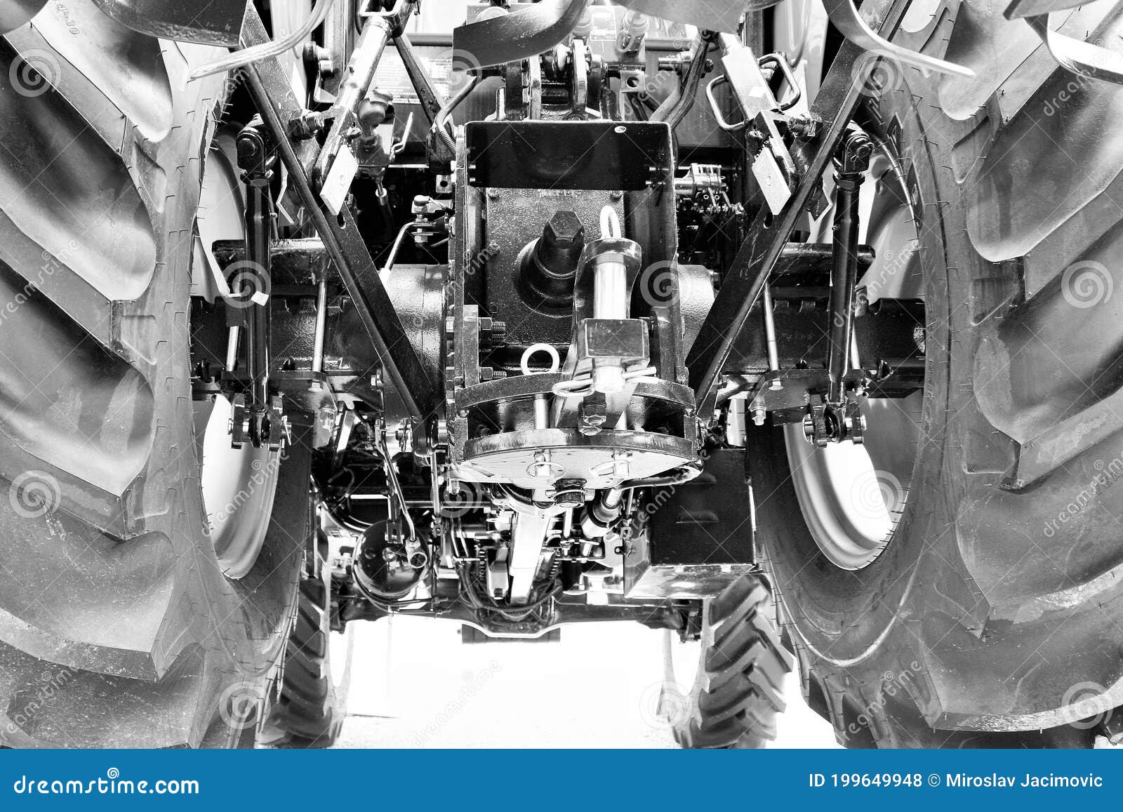 Tractor Engineering Vehicle Stock Photo Image of isolated, mining