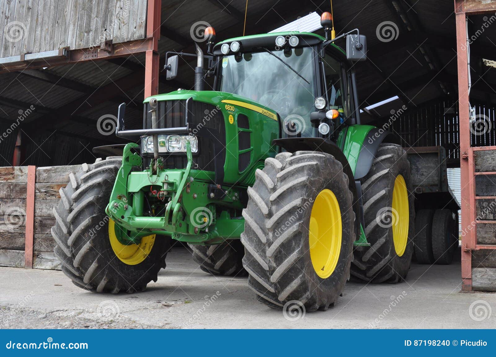 Tractor on the Farm editorial image. Image of agriculture 87198240
