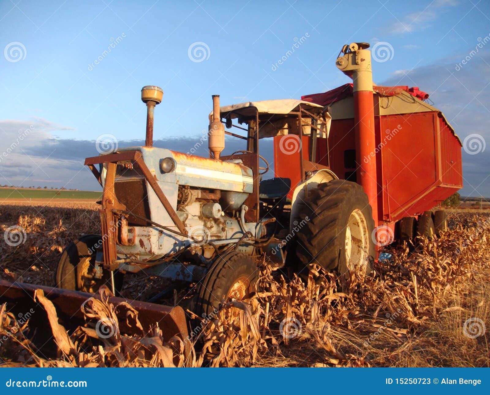Tractor in Field, Queensland Australia Stock Image Image of food