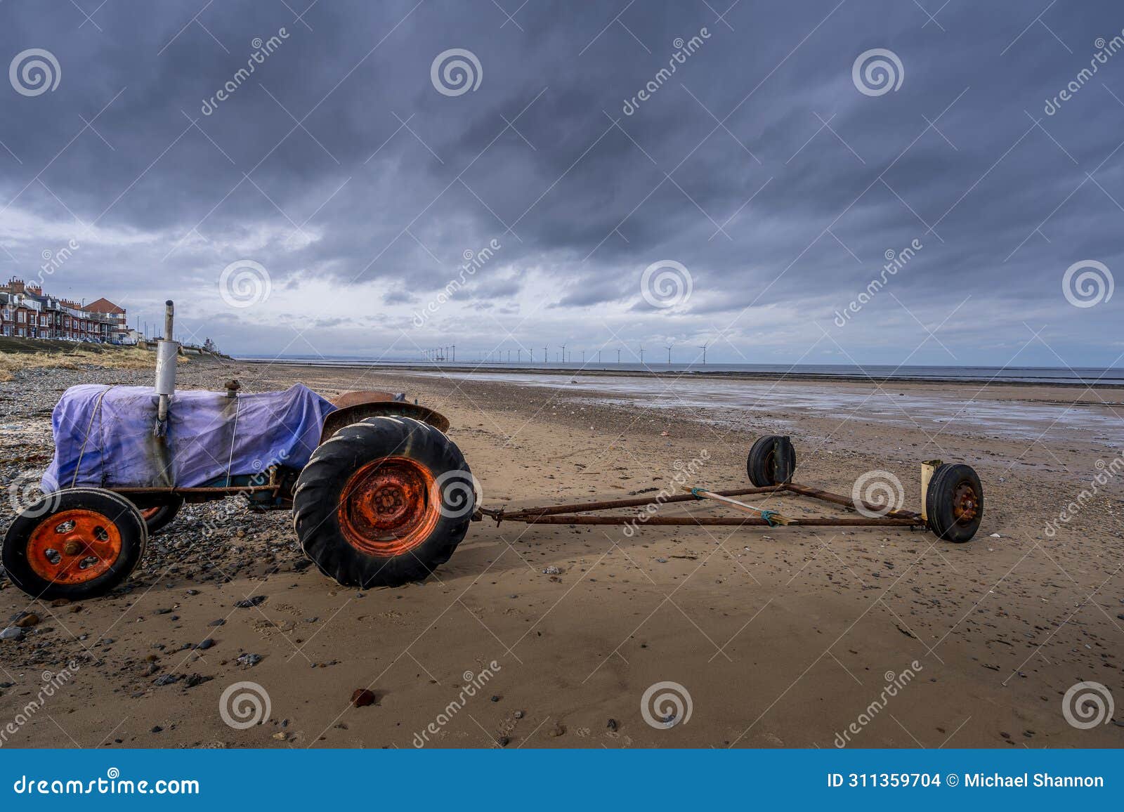 tractor granville beach redcar