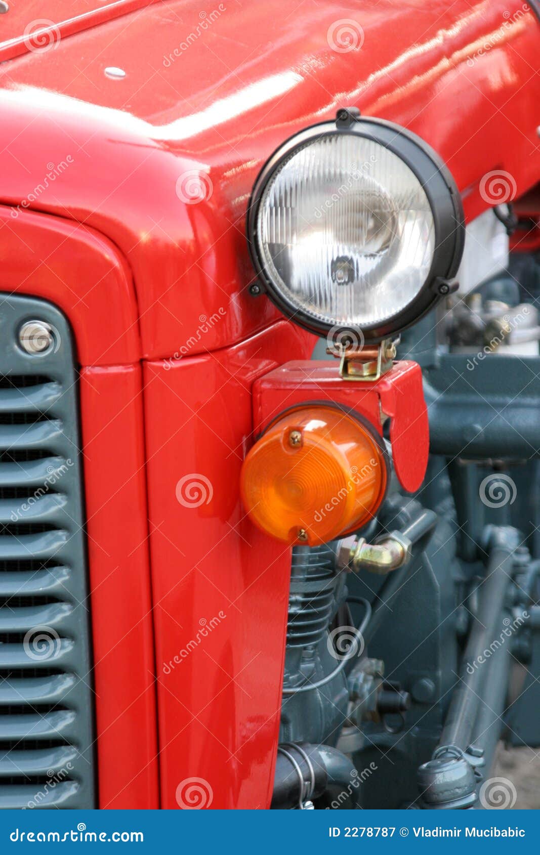 Tractor headlight stock image. Image of farmland, rural 2278787