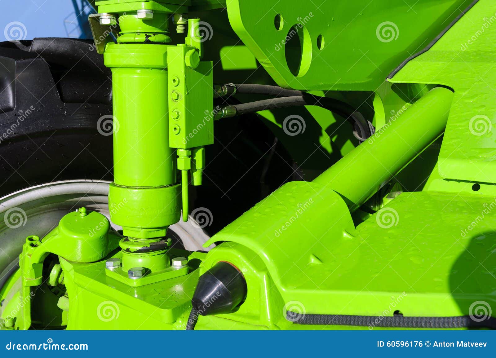 Tractor Hydraulic Suspension Stock Photo Image of powerful, hexagonal