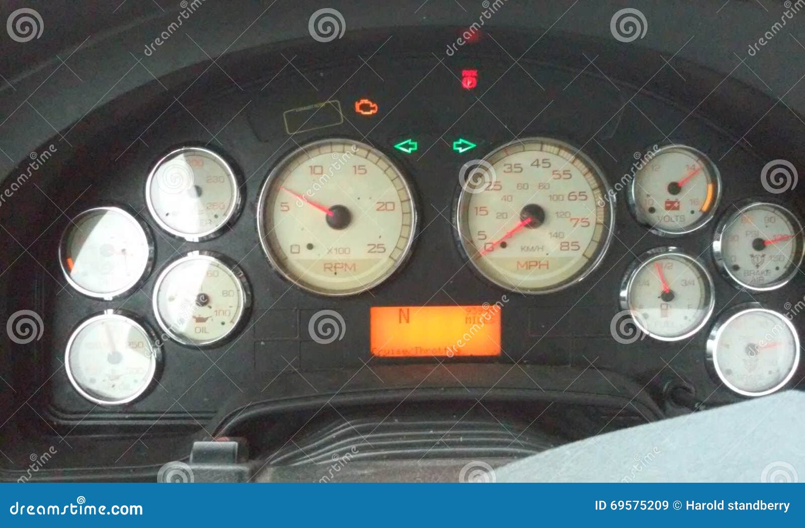 Tractor lights stock image. Image of truck, tractor, lights 69575209